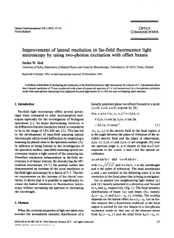Improvement of lateral resolution in far