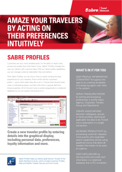 amaze your travelers by acting on their preferences intuitively