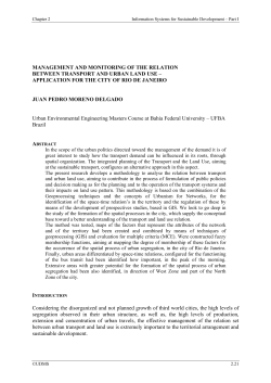 MANAGEMENT AND MONITORING OF THE RELATION BETWEEN