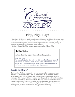 Play, Play, Play! - Classical Conversations