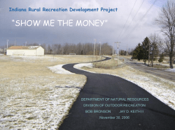 Eligible types of projects and costs