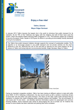 Tallinn - Covenant of Mayors
