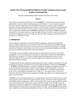 Greater Than-Strong Conditional Oblivious Transfer multiparty