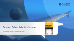 Demand Driven Adaptive Systems - Camelot