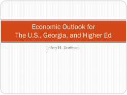 Economic Outlook for The US and Georgia