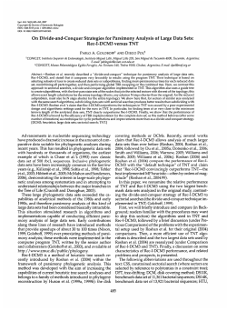 On Divide-and-Conquer Strategies for Parsimony
