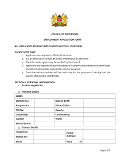 cog application for employment form