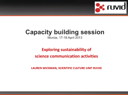 4th Regional Science Cities Workshop Debrecen, 1