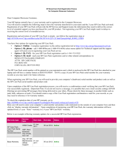 HP Care Pack - Computer Showcase