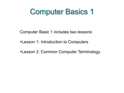 Introduction to Computers