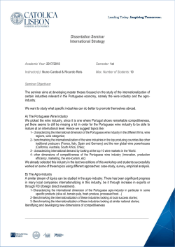 Dissertation Seminar International Strategy