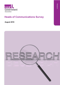 Heads of Communications Survey