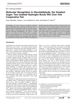 Molecular Recognition in Glycolaldehyde, the Simplest Sugar: Two