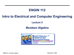 ENGIN112 - lecture 2 - Engineering | UMass