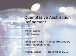 Quantitative Abstraction Refinement