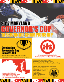 Message from Tournament Director 2