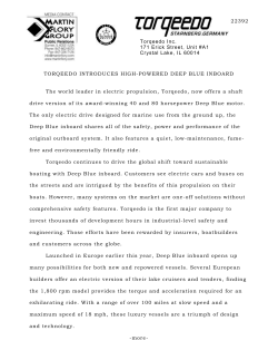 22392 Torqeedo introduces high-powered Deep Blue Inboard The