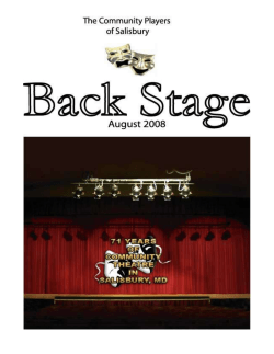 a printable (word) - Community Players of Salisbury