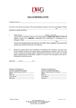 hdb resale flat commission letter