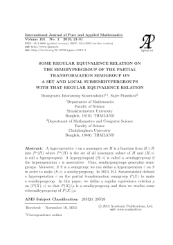 some regular equivalence relation on the semihypergroup of the