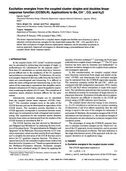 Excitation energies from the coupled cluster singles and doubles
