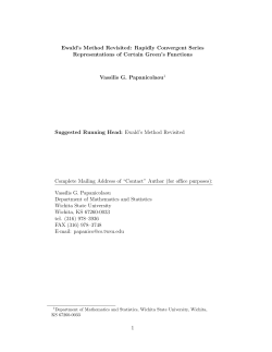 Ewald`s Method Revisited: Rapidly Convergent Series