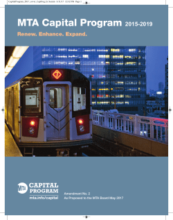MTA Capital Program 2015-2019