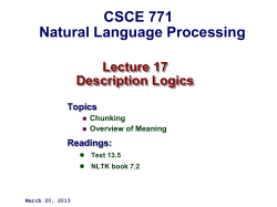 771 Fall04 Natural Language Processing