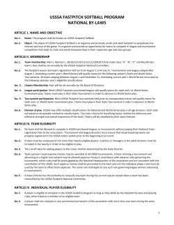 fourth edition - The Official Site of Minnesota USSSA Fastpitch