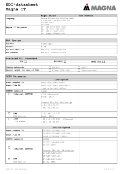 EDI Datasheet