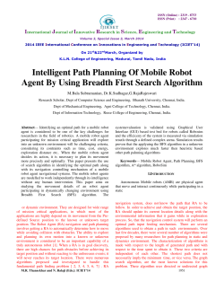 Intelligent Path Planning Of Mobile Robot Agent By Using Breadth