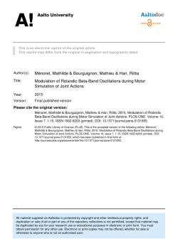 Modulation of Rolandic Beta-Band Oscillations during