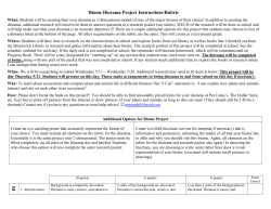 Biome Project Rubric - Brunswick City Schools
