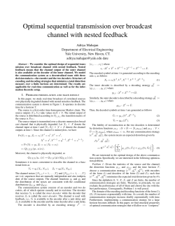 Optimal sequential transmission over broadcast channel with