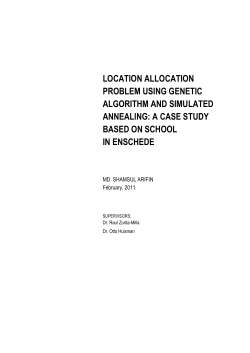 location allocation problem using genetic algorithm and