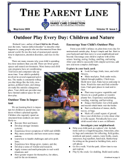 Outdoor Play Every Day- Children and Nature.pub