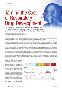 Taming the Cost of Respiratory Drug Development