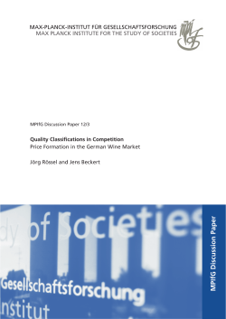 Quality Classifications in Competition: Price Formation in the