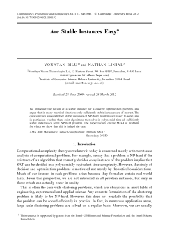 Are Stable Instances Easy?