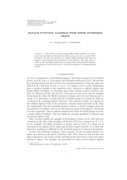 BANACH FUNCTION ALGEBRAS WITH DENSE INVERTIBLE