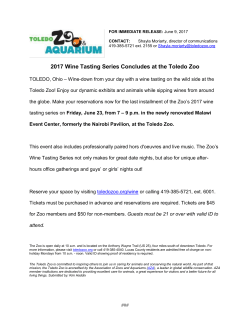 2017 Wine Tasting Series Concludes at the Toledo Zoo