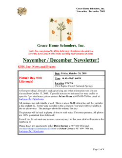 Grace Home Schoolers, Inc