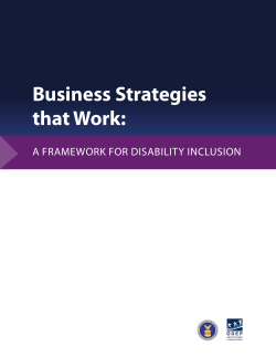 Business Strategies that Work - Employer Assistance and Resource