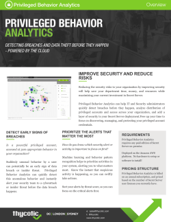 privileged behavior analytics