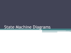 State Machine Diagrams