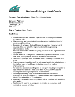 Notice of Hiring - Head Coach