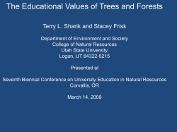 Contributions of Trees and Forests to Learning