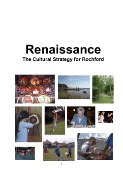The Cultural Strategy for Rochford