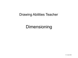 Dimensioning