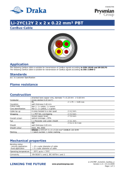 Li-2YC12Y 2 x 2 x 0.22 mm&sup2; PBT